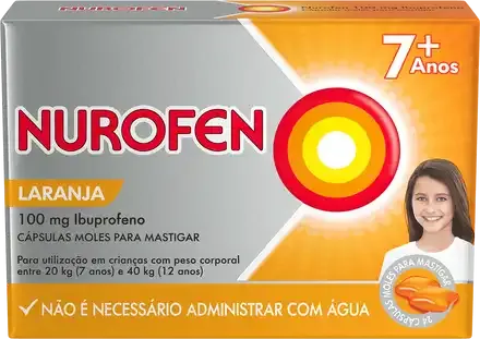 Nurofen 100mg Capsulas Moles para Mastigar 24 Capsulas
