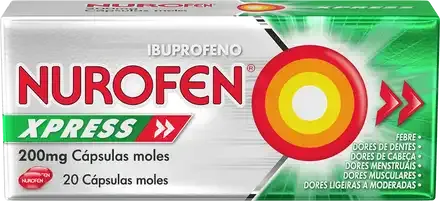 Nurofen Xpress 200mg Capsulas Moles 20 Capsulas
