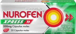 Nurofen Xpress 200mg Capsulas Moles 20 Capsulas