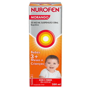 Nurofen Morango 20 mg/ml Suspensão Oral